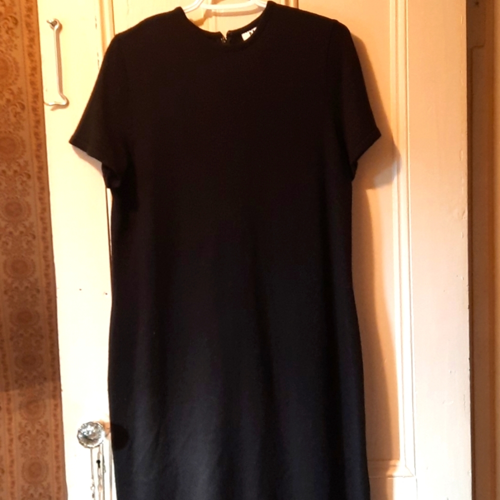 little black dress   Mita petite 10 wool poly blend